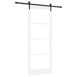 Drzwi przesuwne ORKDAL Biały i czarny 93 x 232 cm