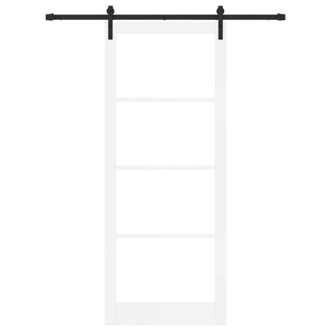 Drzwi przesuwne ORKDAL Biały i czarny 93 x 232 cm