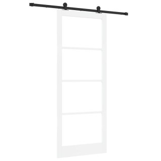 Drzwi przesuwne ORKDAL Biały i czarny 93 x 232 cm