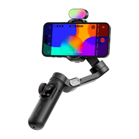 Gimbal AOCHUAN X Pro z oświetleniem RGB (czarny)