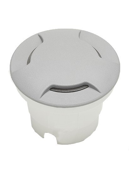 Oprawa najazdowa CECI 120 3L GREY FROSTED Fumagalli GX53 LED CCT 3W średnica 120 mm 3000K/4000K/6500K IP67 szary / tworzywo sztu