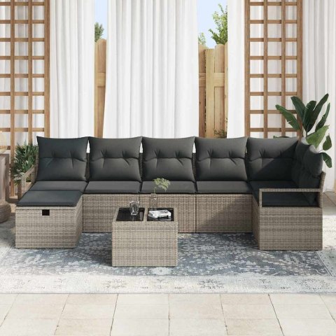 Zestaw Sof z poduszką 4 pcs polirattan