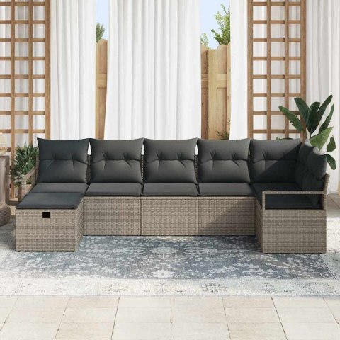 Zestaw Sof z poduszką 5 pcs polirattan