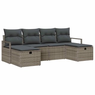 Zestaw Sof z poduszką 5 pcs polirattan
