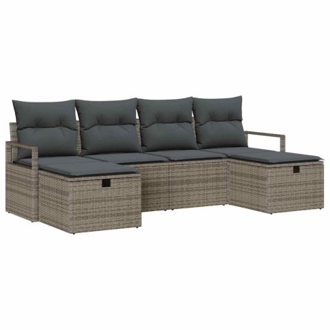 Zestaw Sof z poduszką 5 pcs polirattan