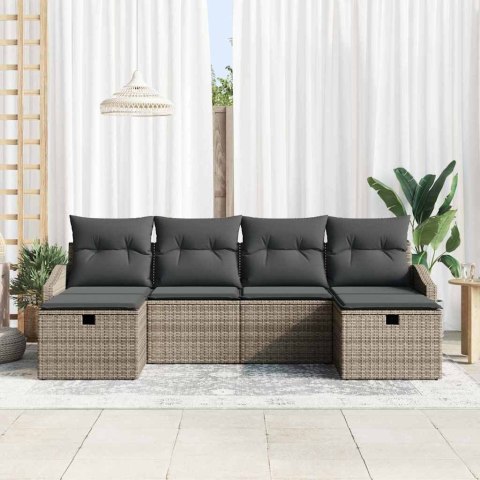 Zestaw Sof z poduszką 6 pcs polirattan