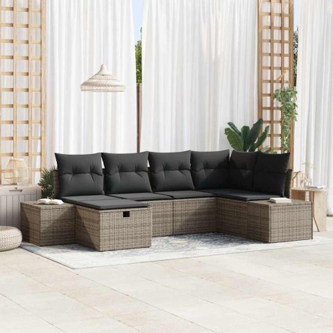 Zestaw Sof z poduszką 7 pcs polirattan
