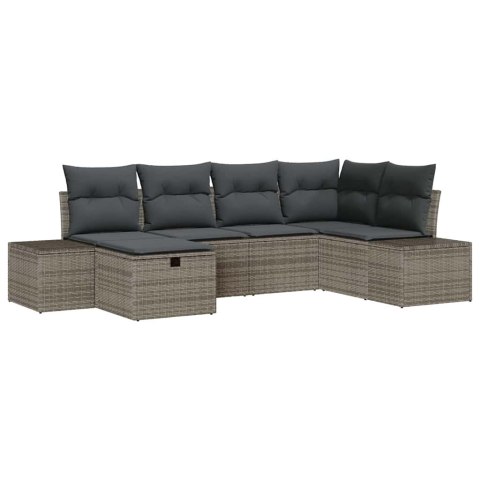 Zestaw Sof z poduszką 7 pcs polirattan