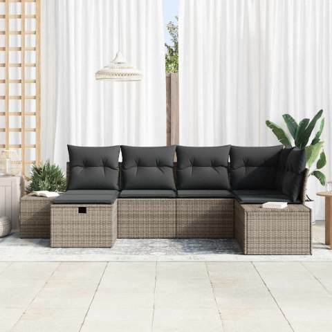 Zestaw Sof z poduszką 7 pcs polirattan