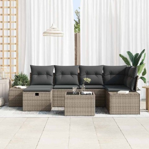 Zestaw Sof z poduszką 7 pcs polirattan