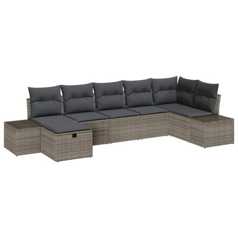 Zestaw Sof z poduszką 7 pcs polirattan