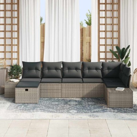 Zestaw Sof z poduszką 7 pcs polirattan