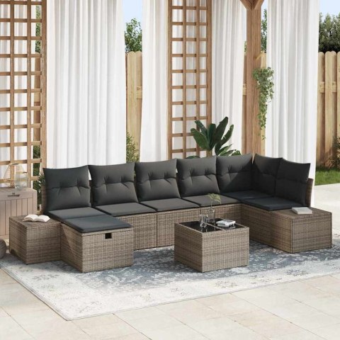 Zestaw Sof z poduszką 7 pcs polirattan