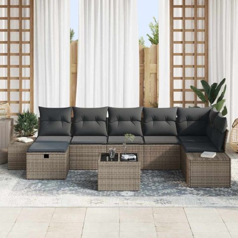 Zestaw Sof z poduszką 7 pcs polirattan