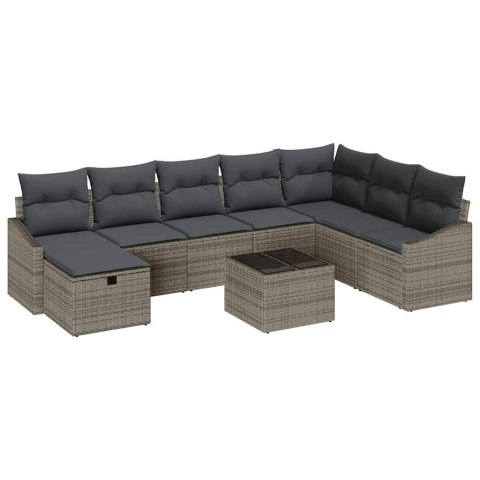 Zestaw Sof z poduszką 8 pcs polirattan