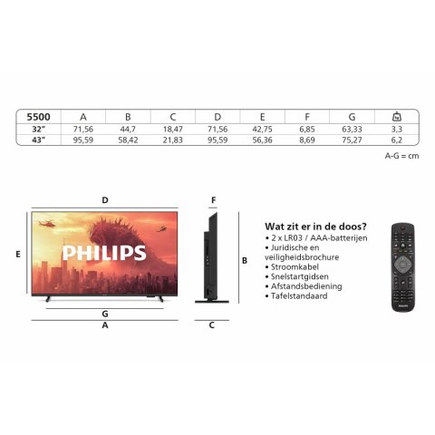 Telewizja Philips 32PHS5500 HD 32" LED