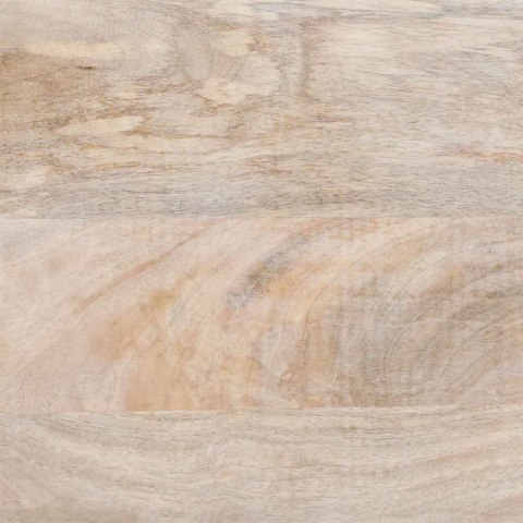 Bufet 2 pcs Biały 120 x 33,5 x 75 cm lite drewno mango