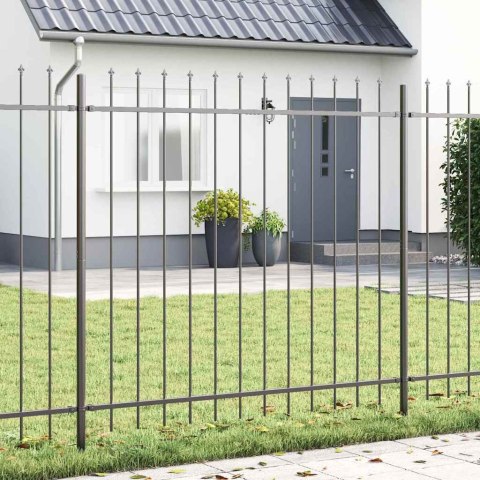 Ogrodzenie Ogrodowe 9 pcs Szary 15,3 x 1,5 m