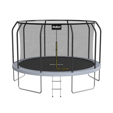 Trampolina Rebel Active PRO 12ft/366 cm, siatka, drabinka