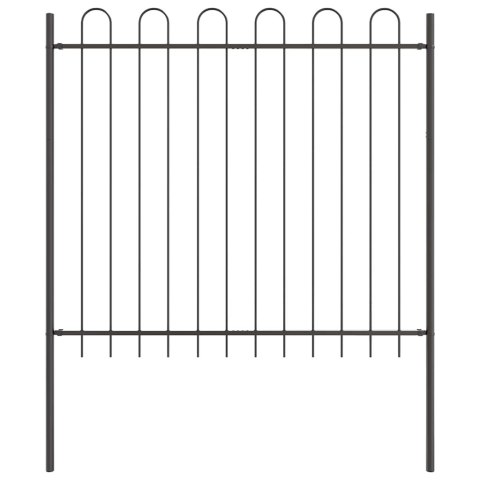 Ogrodzenie Ogrodowe 6 pcs Szary 10,2 x 1,5 m