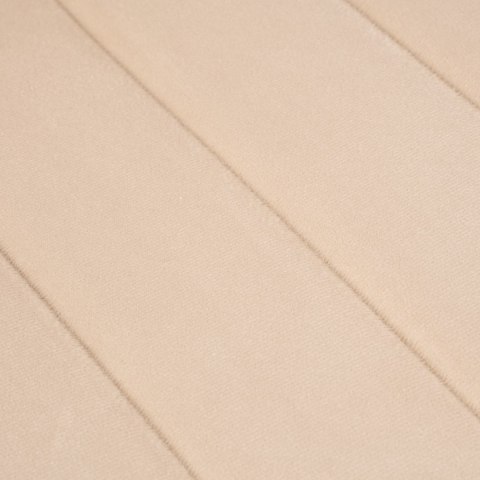 Krzesło welurowe FRESNO WOOD beżowe velvet