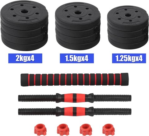 Zestaw 2 hantli ciężarki MAXIMUS 20kg