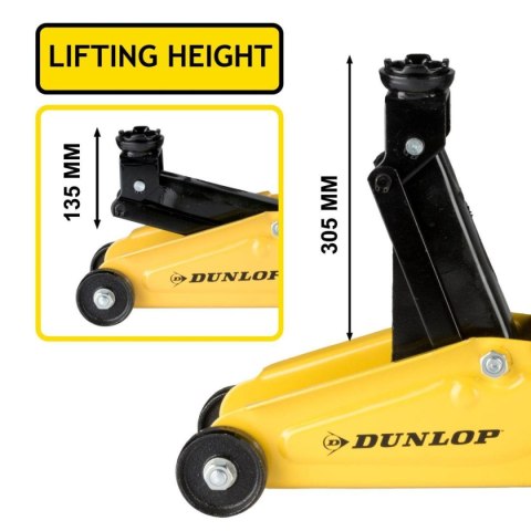 PODNOŚNIK SAMOCHODOWY LEWAREK HYDRAULICZNY ŻABA DUNLOP 2000KG