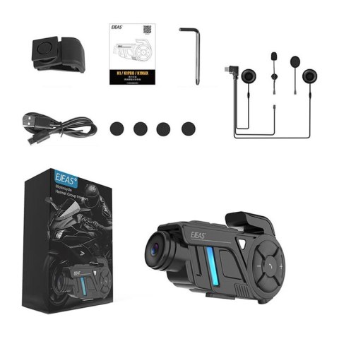 Interkom motocyklowy z rejestratorem EJEAS K1Pro