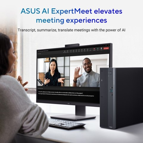 ASUS ExpertCenter P500 SFF Core 5 210H 16GB DDR5 SSD512 Intel Graphics WLAN+BT 180W W11Pro Gray 3Y OnSite