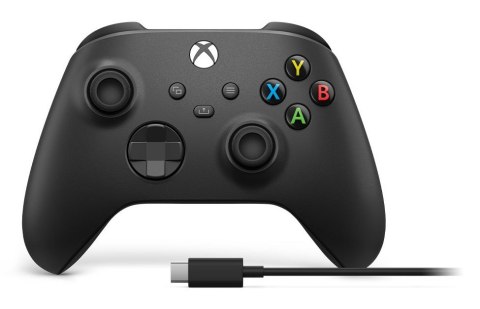 Kontroler bezprzewodowy MICROSOFT Xbox Serie Black+USB-C