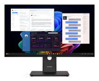 Lenovo ThinkVision T27UD-40 27"UHD IPS 60Hz 350nits AG USB HDMI DP RJ45 Eclipse Black 3Y OnSite