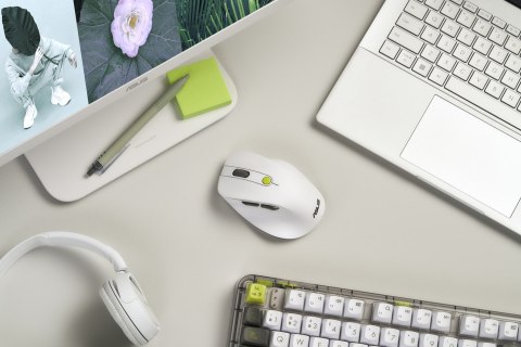 Mysz bezprzewodowa ASUS MD105 Wireless Mouse Volt Green 2400DPI Dual-mode wireless 2.4 GHz and Bluetooth
