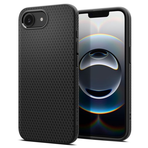 Etui ochronne na iPhone 16e Spigen Liquid Air - czarny mat