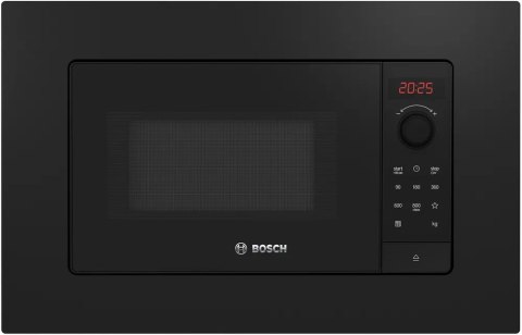 Kuchenka mikrofalowa do zabudowy BOSCH BFL623MB4 czarna, AutoPilot 7, asystent czyszczenia
