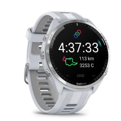 Zegarek Garmin Forerunner 965, 47mm AMOLED Mleczny Kwarc