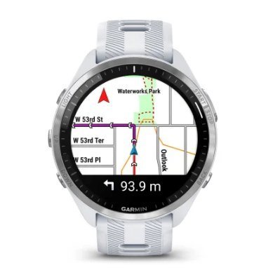 Zegarek Garmin Forerunner 965, 47mm AMOLED Mleczny Kwarc