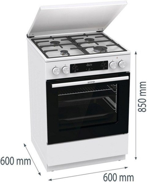 Kuchnia GORENJE GKS6C71WF