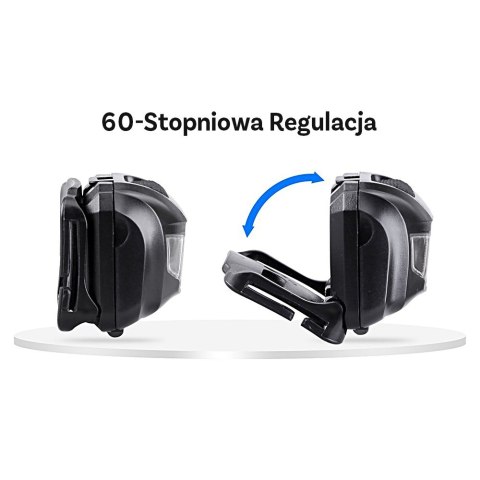 MONTIS LATARKA BATERYJNA CZOŁOWA/NAGŁOWNA LED Z SENSOREM "WAVE" MT002