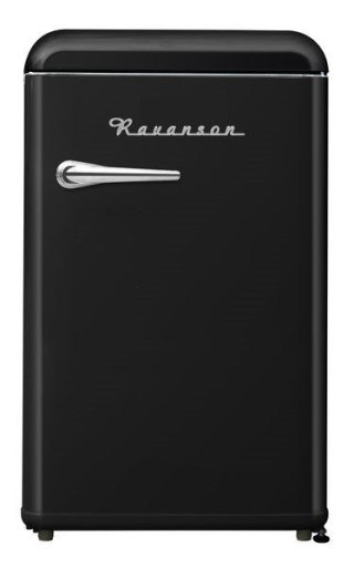 Lodówka Retro Ravanson LKK-120ERB (czarny)