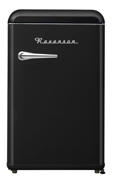 Lodówka Retro Ravanson LKK-120ERB (czarny)