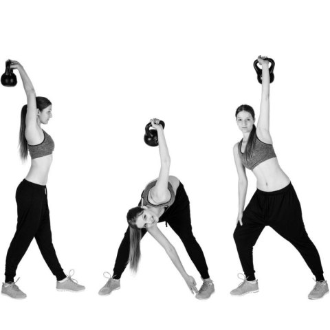 Profesjonalna hantla kula Kettlebell MOVIT 3 kg