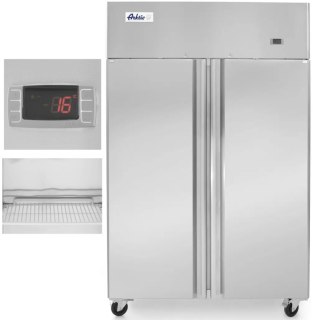 Szafa mroźnicza zamrażarka gastronomiczna 2-drzwiowa Profi Line 900L - Hendi 233139