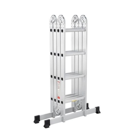 Aluminiowa drabina składana 3,6 m, 4-segmentowa, 6 szczebli