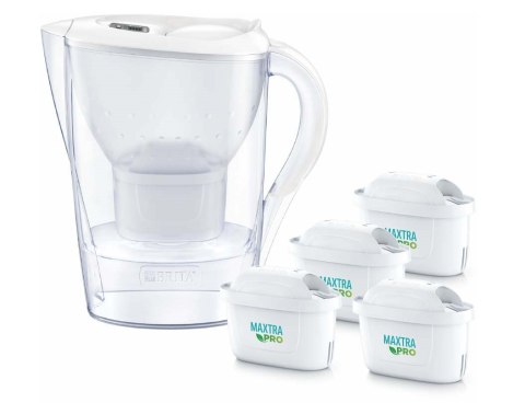 Dzbanek filtrujący Brita Marella+4 wkłady Maxtra Pro PP (2,4l; biały)