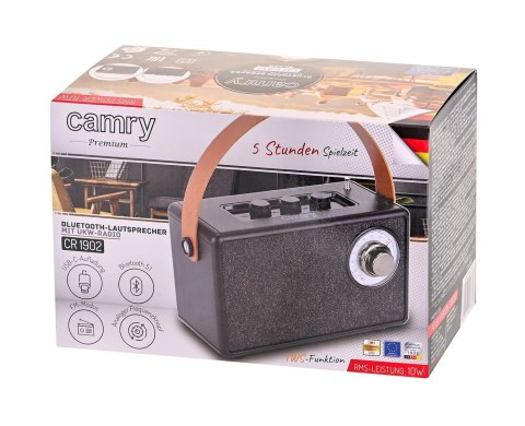 Głośnik bluetooth CAMRY CR 1902b czarny