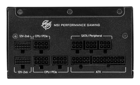 Zasilacz MSI MPG A1000GS 1000W PCIE5 80+ Gold ATX 3.1 (OUTLET)