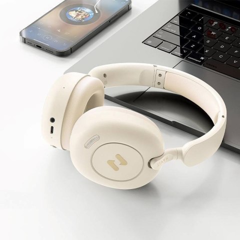 Słuchawki Bluetooth HAVIT H655BT PRO (beżowe)