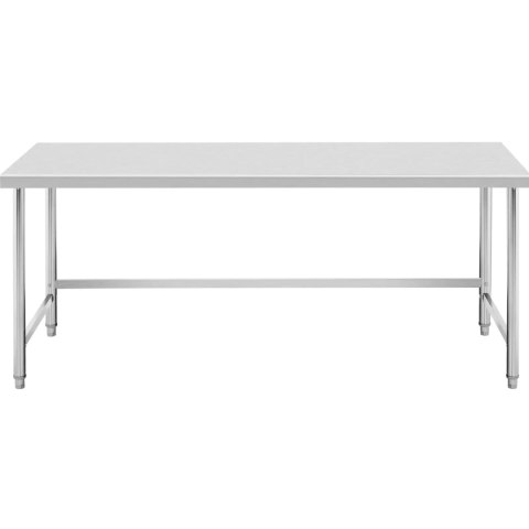 Stół blat roboczy centralny stalowy 200 x 90 cm do 100 kg