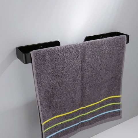Wieszak loftowy KASOS 40 cm czarny