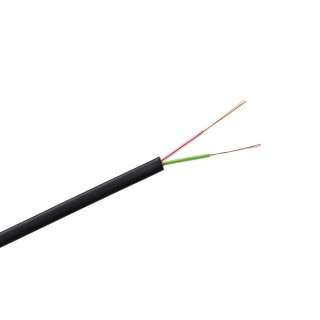 Kabel telefoniczny 2C czarny 100m LXK510